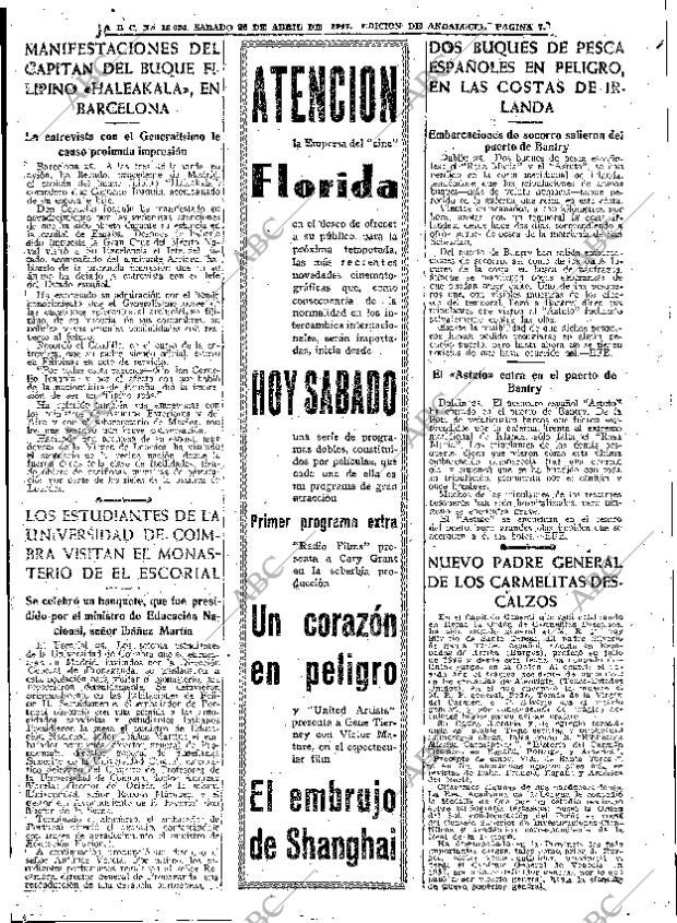 ABC SEVILLA 26-04-1947 página 7