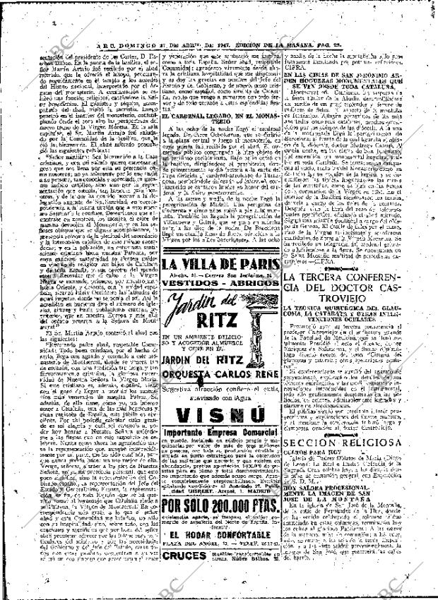 ABC MADRID 27-04-1947 página 28