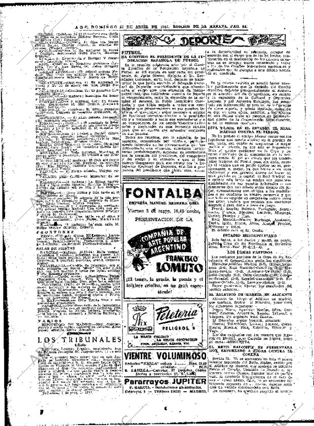 ABC MADRID 27-04-1947 página 34