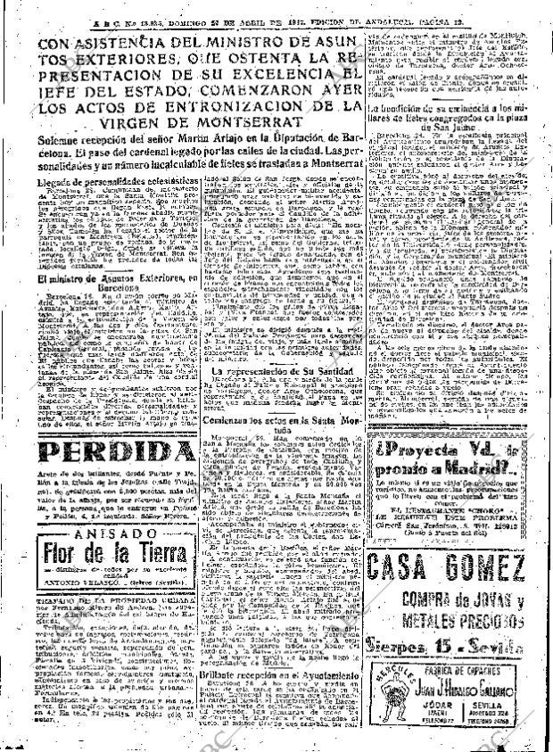 ABC SEVILLA 27-04-1947 página 13