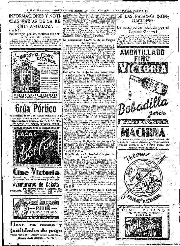 ABC SEVILLA 27-04-1947 página 14