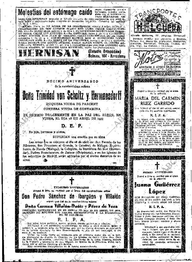 ABC SEVILLA 27-04-1947 página 16