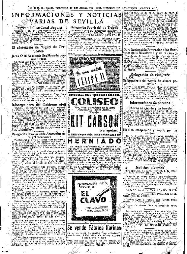 ABC SEVILLA 27-04-1947 página 17