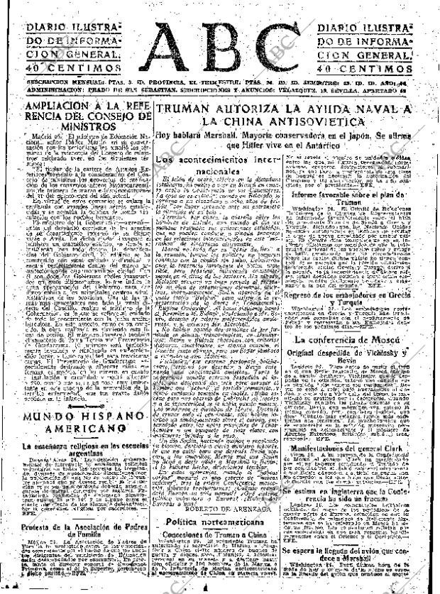 ABC SEVILLA 27-04-1947 página 7