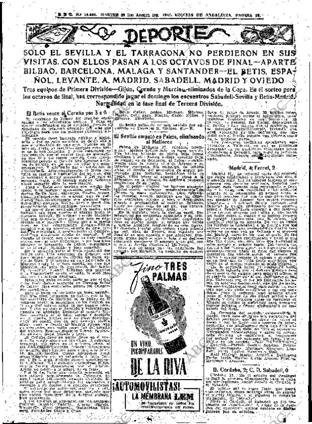 ABC SEVILLA 29-04-1947 página 17