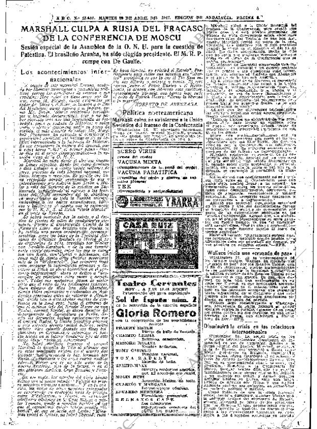 ABC SEVILLA 29-04-1947 página 5