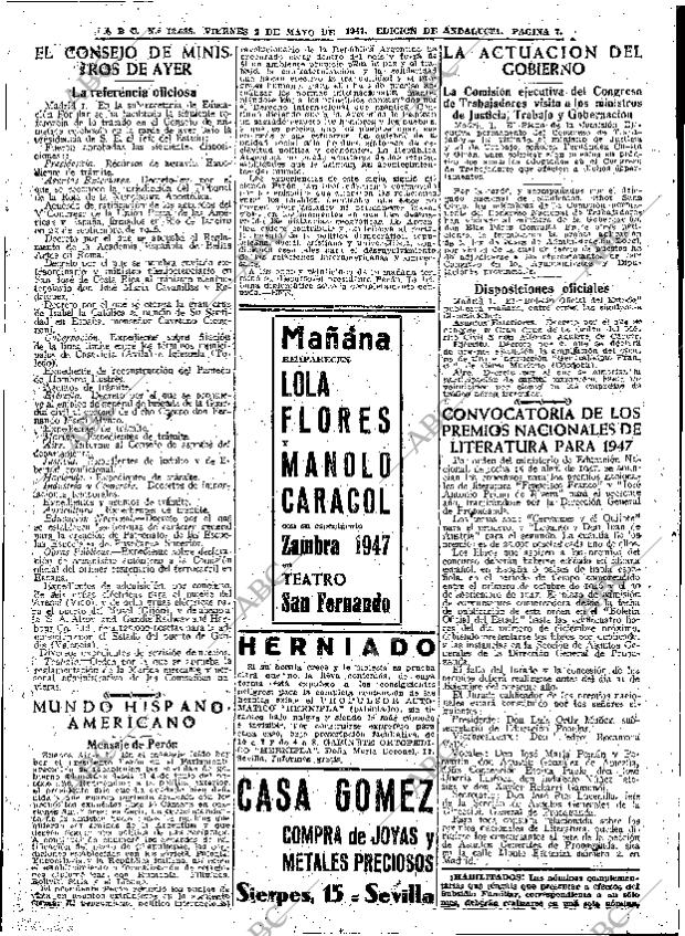 ABC SEVILLA 02-05-1947 página 7