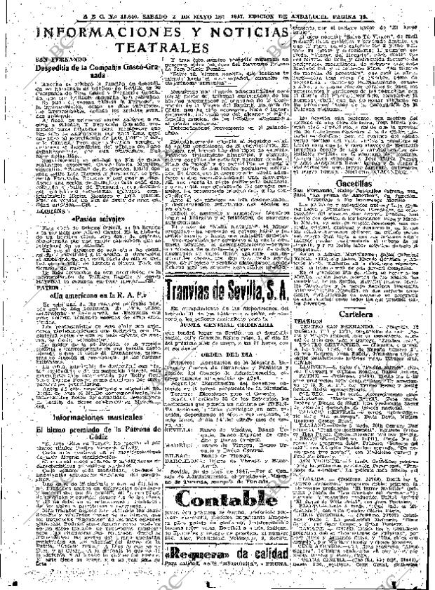 ABC SEVILLA 03-05-1947 página 13