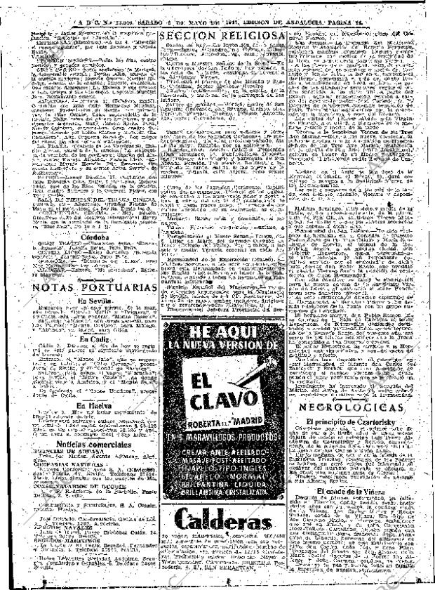 ABC SEVILLA 03-05-1947 página 14