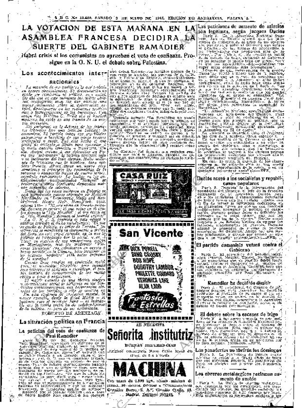 ABC SEVILLA 03-05-1947 página 5