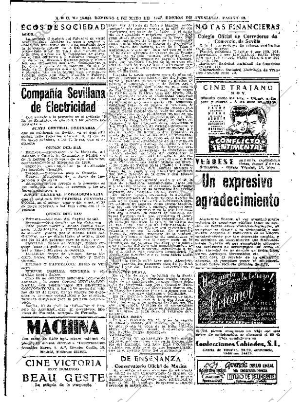 ABC SEVILLA 04-05-1947 página 12