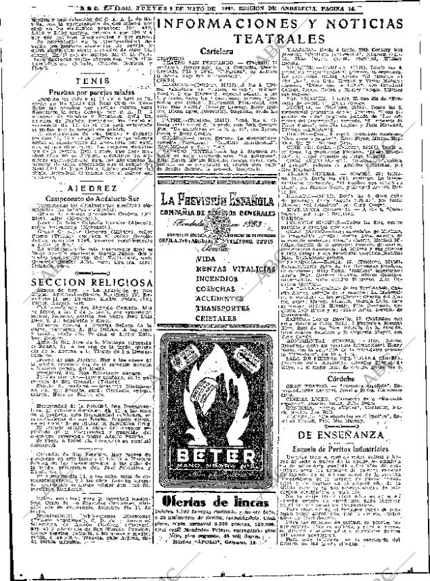 ABC SEVILLA 08-05-1947 página 14
