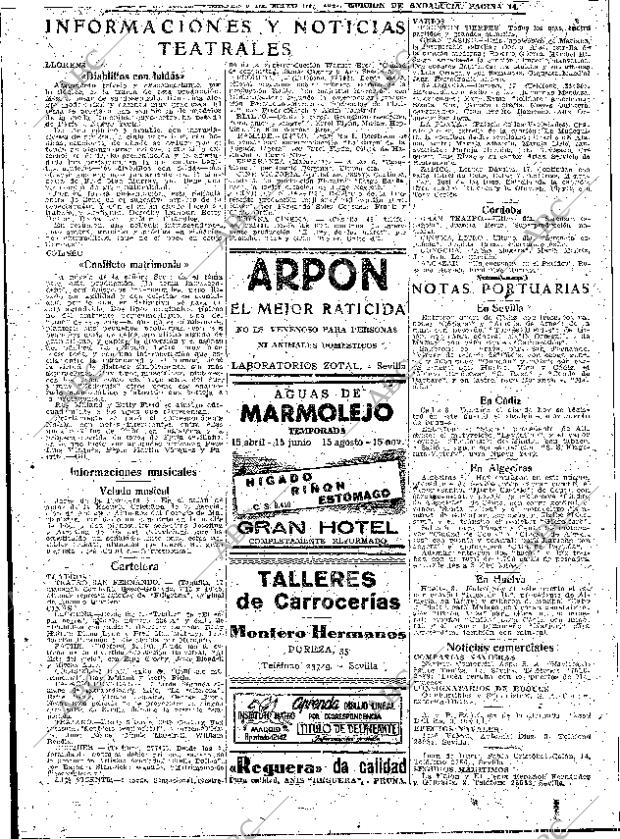 ABC SEVILLA 09-05-1947 página 14
