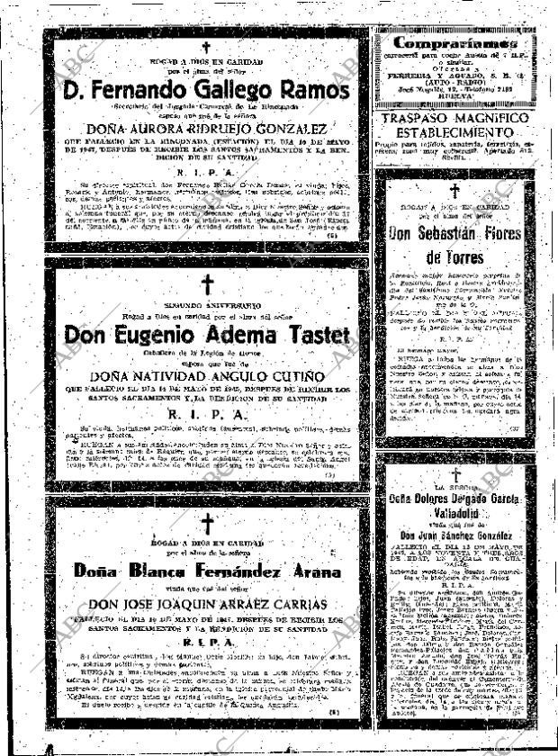 ABC SEVILLA 13-05-1947 página 16