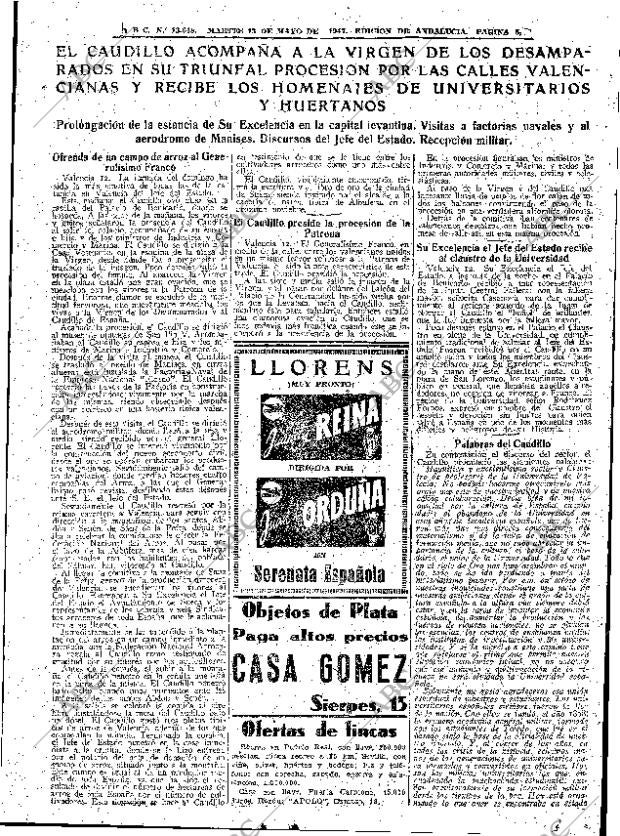ABC SEVILLA 13-05-1947 página 5
