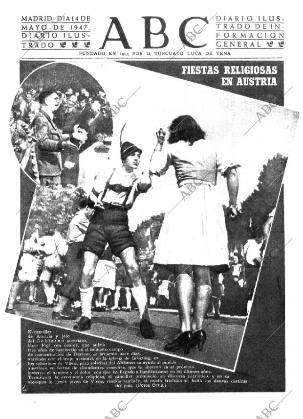 ABC MADRID 14-05-1947 página 1