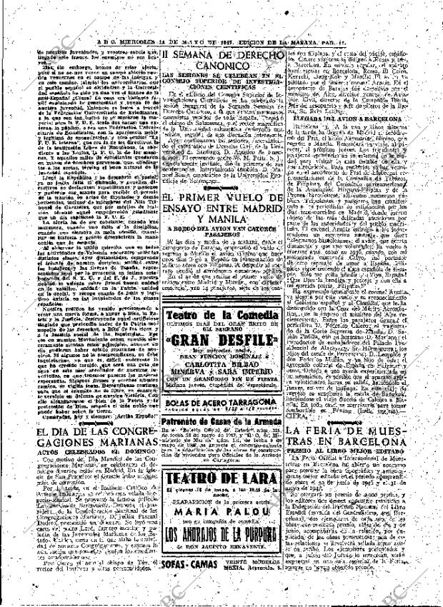 ABC MADRID 14-05-1947 página 11