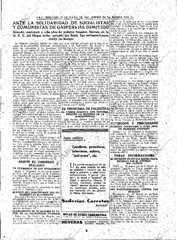 ABC MADRID 14-05-1947 página 15