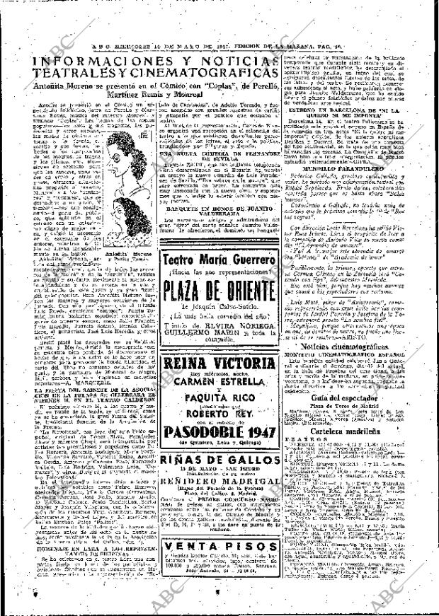 ABC MADRID 14-05-1947 página 18