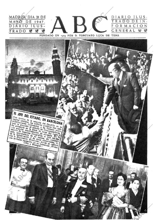 ABC MADRID 21-05-1947 página 1