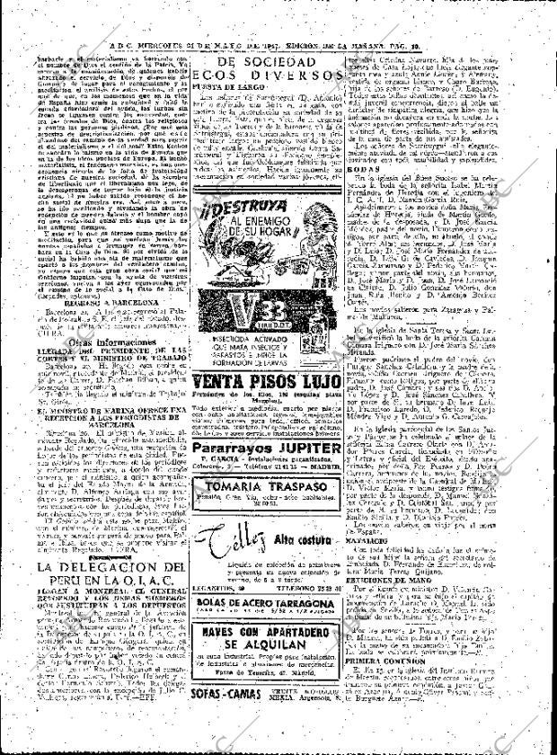 ABC MADRID 21-05-1947 página 10