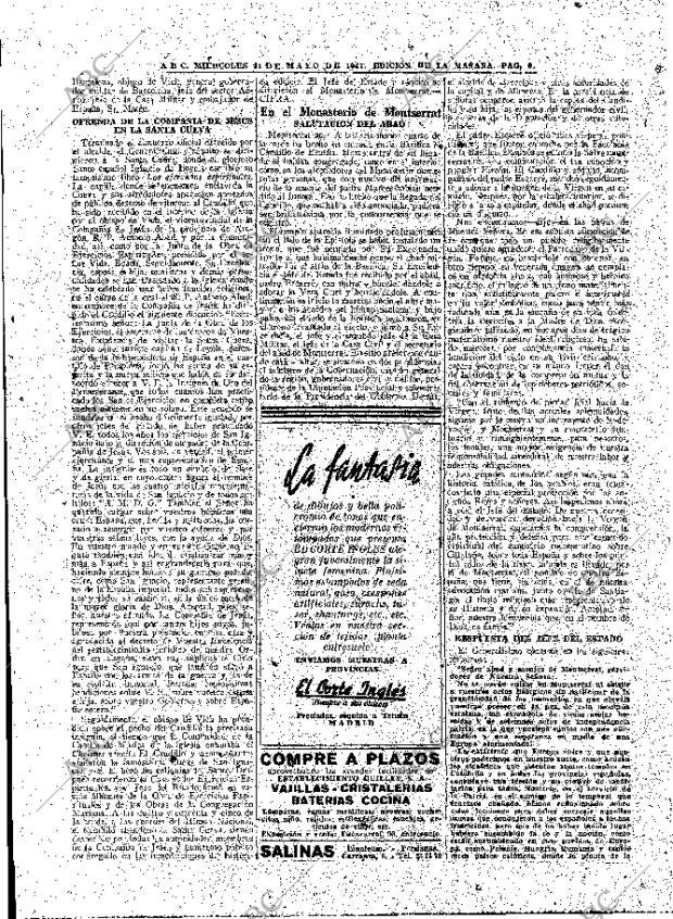 ABC MADRID 21-05-1947 página 9