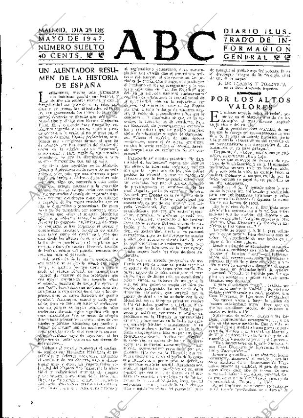 ABC MADRID 23-05-1947 página 3