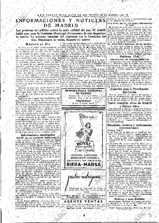 ABC MADRID 24-05-1947 página 17