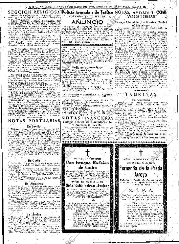 ABC SEVILLA 29-05-1947 página 12
