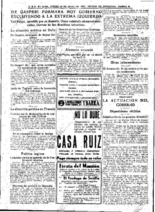 ABC SEVILLA 29-05-1947 página 9