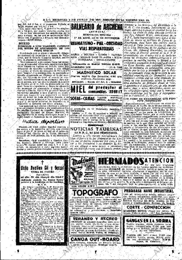 ABC MADRID 04-06-1947 página 21