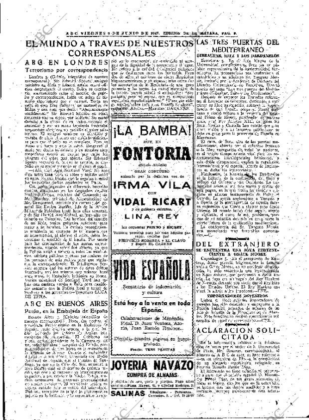 ABC MADRID 06-06-1947 página 9