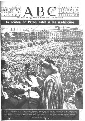 ABC MADRID 10-06-1947 página 1