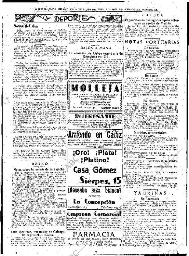 ABC SEVILLA 11-06-1947 página 14