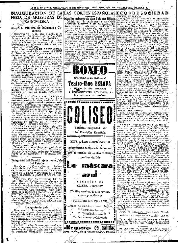 ABC SEVILLA 11-06-1947 página 4