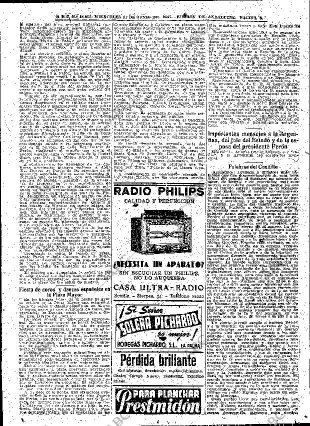 ABC SEVILLA 11-06-1947 página 6
