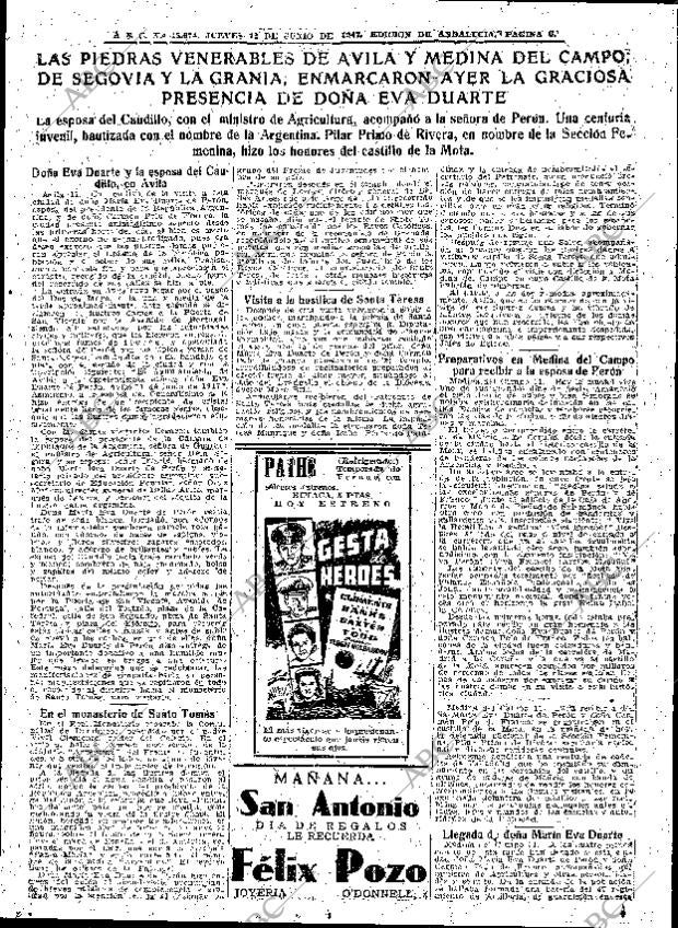 ABC SEVILLA 12-06-1947 página 5