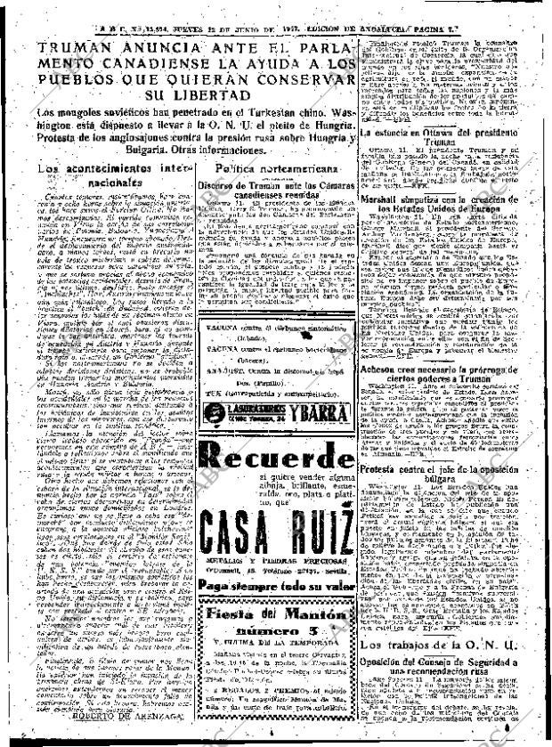 ABC SEVILLA 12-06-1947 página 7