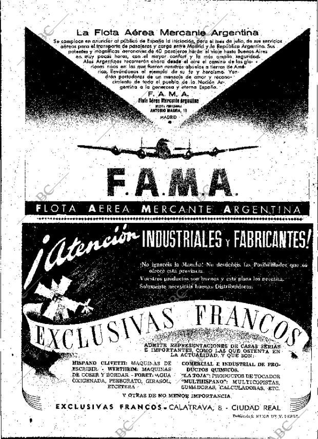 ABC MADRID 13-06-1947 página 4