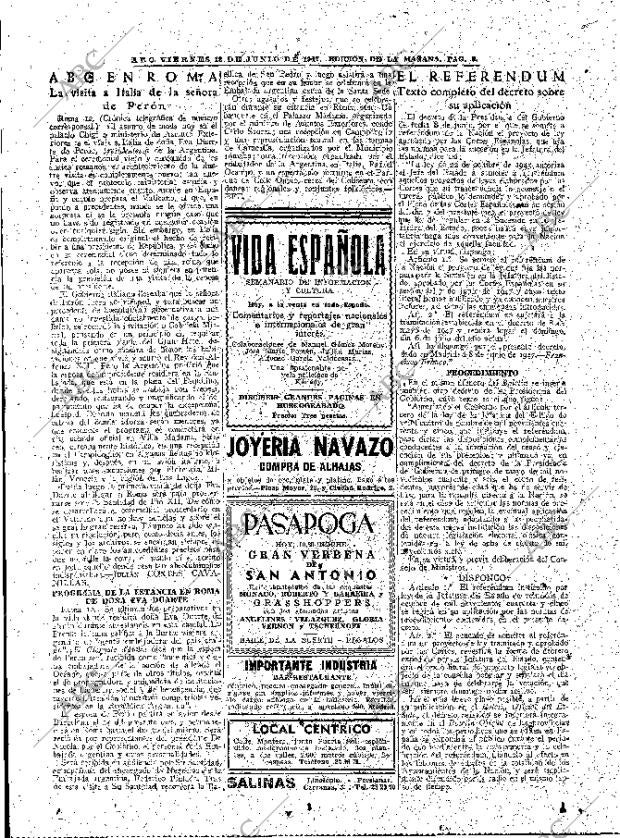 ABC MADRID 13-06-1947 página 9