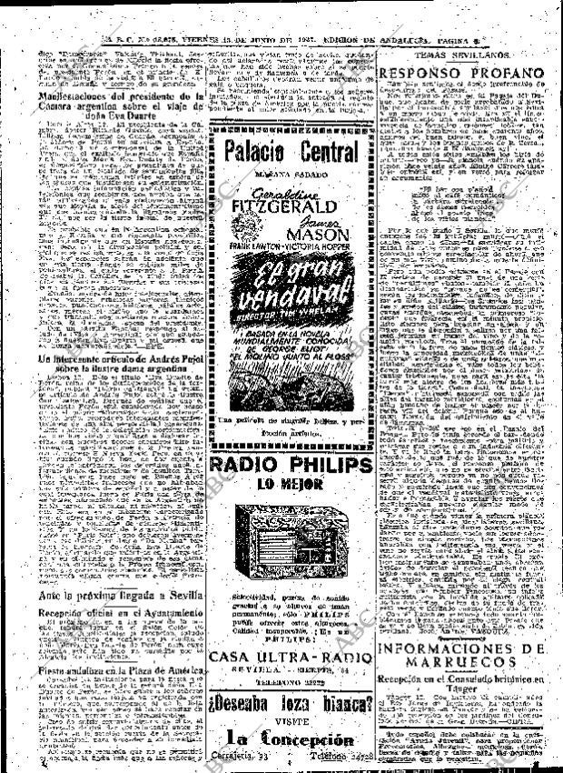 ABC SEVILLA 13-06-1947 página 6