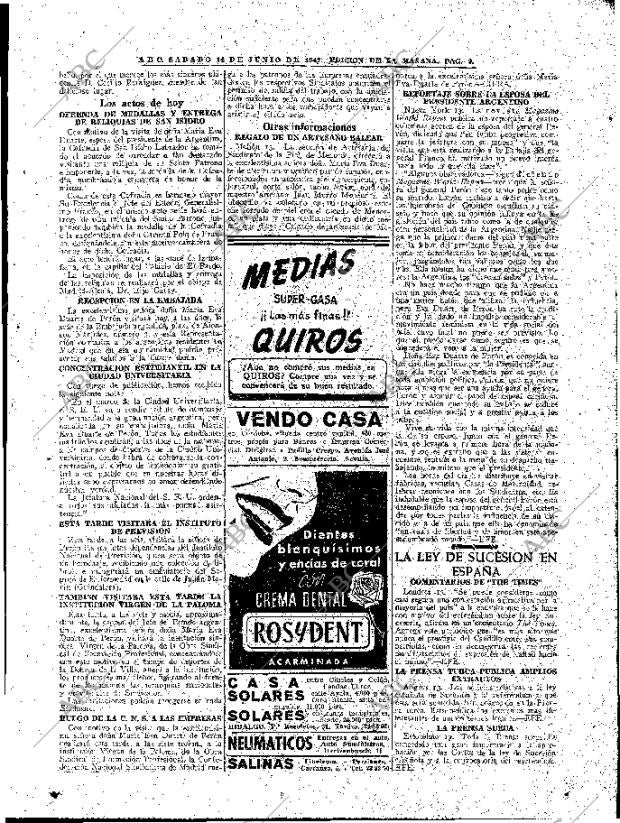 ABC MADRID 14-06-1947 página 9