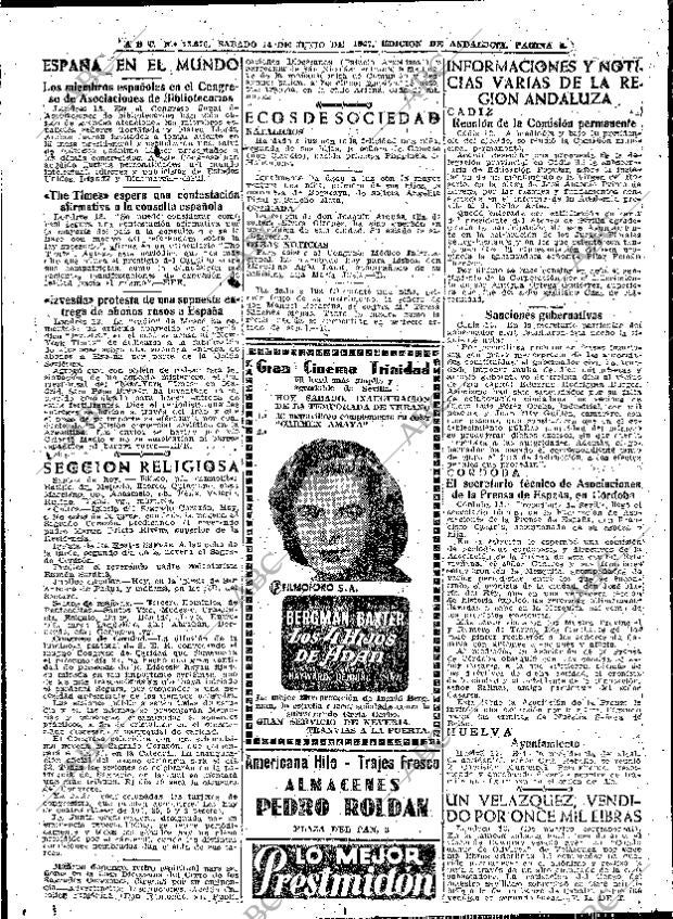 ABC SEVILLA 14-06-1947 página 4