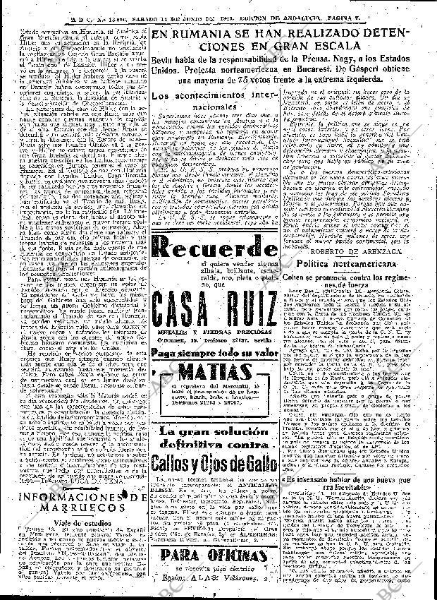 ABC SEVILLA 14-06-1947 página 7
