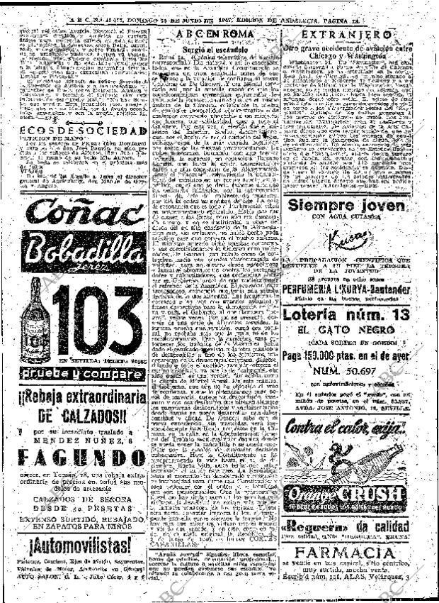 ABC SEVILLA 15-06-1947 página 10
