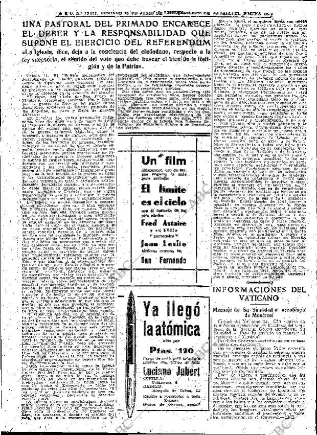 ABC SEVILLA 15-06-1947 página 11