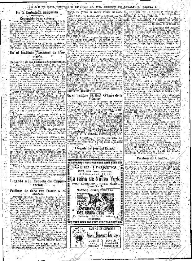 ABC SEVILLA 15-06-1947 página 8