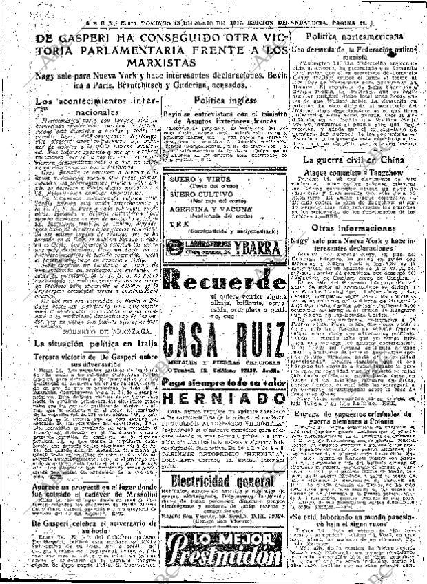 ABC SEVILLA 15-06-1947 página 9