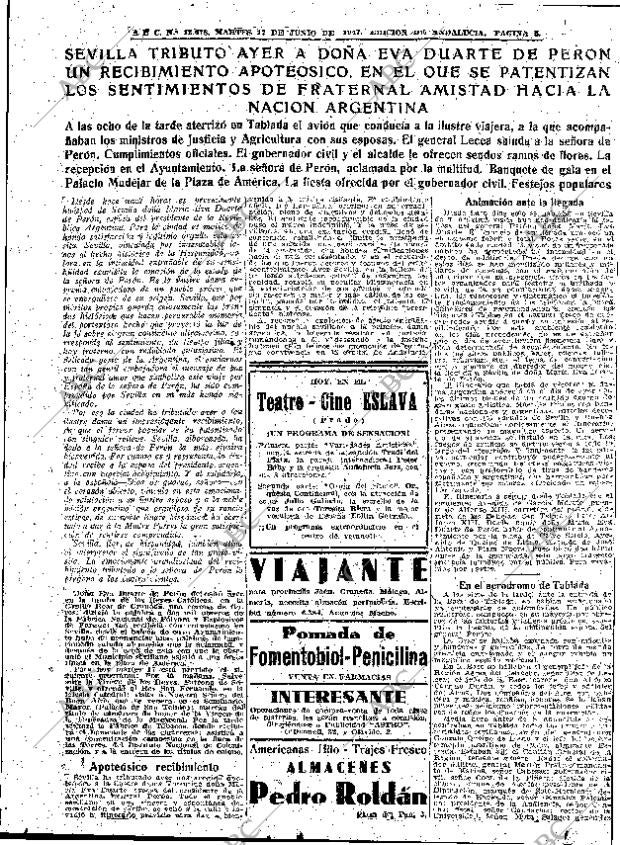 ABC SEVILLA 17-06-1947 página 5