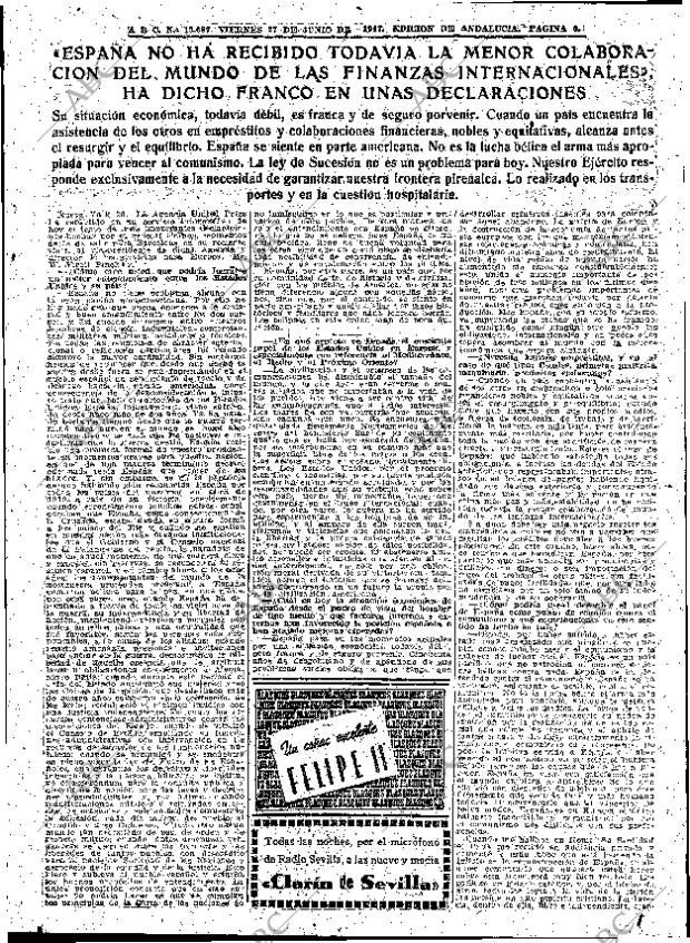 ABC SEVILLA 27-06-1947 página 5